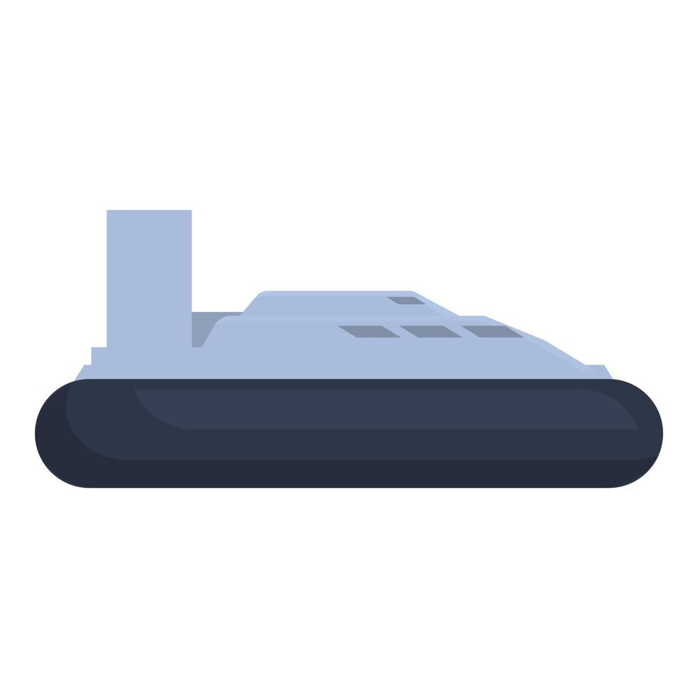 vector de dibujos animados de icono de barco militar. fragata de la marina