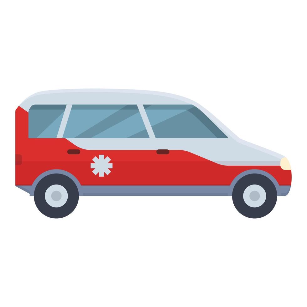 Emergency car icon cartoon vector. Vehicle ambulance vector