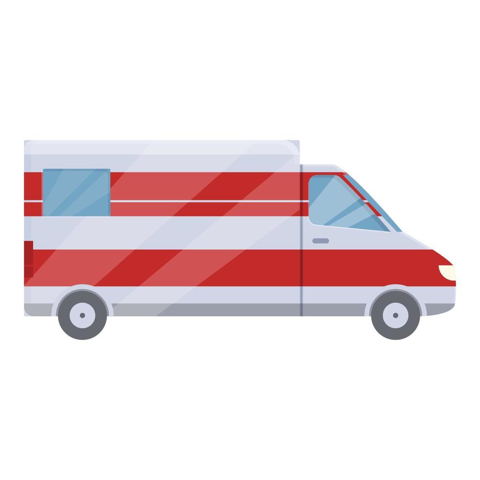 City vehicle icon cartoon vector. Medical ambulance vector
