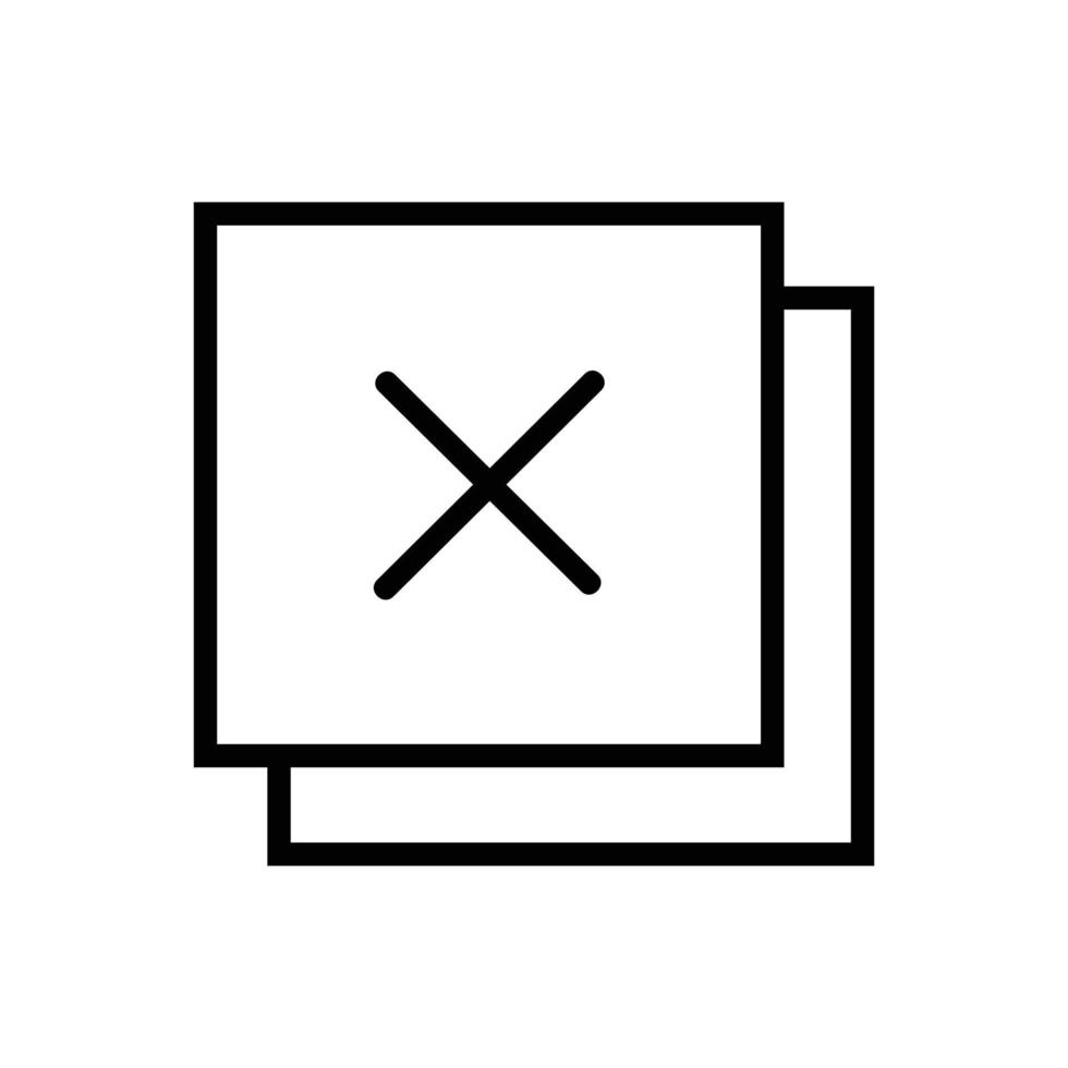 Close Vector Icon