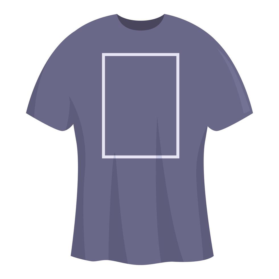 vector de dibujos animados de icono de camiseta de cuerpo. ropa deportiva