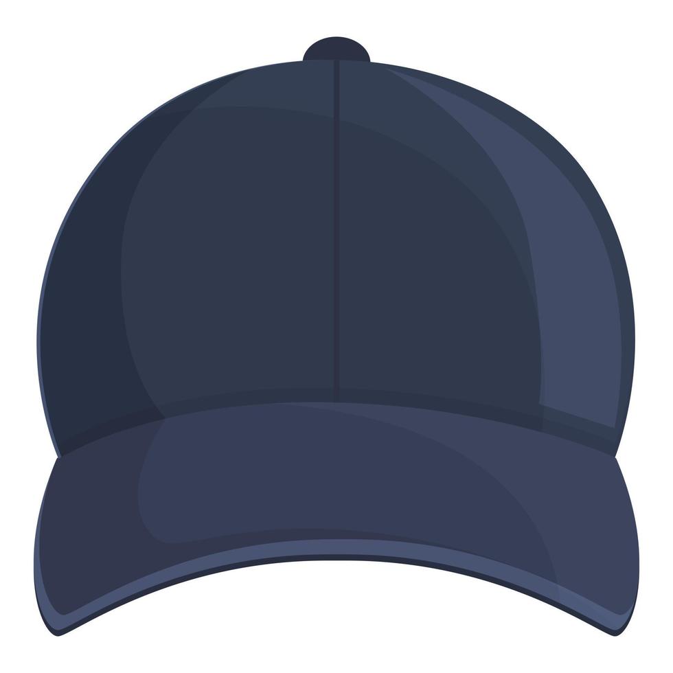  Black fashion cap icon cartoon vector. Baseball hat 16227967 Vector Art ...