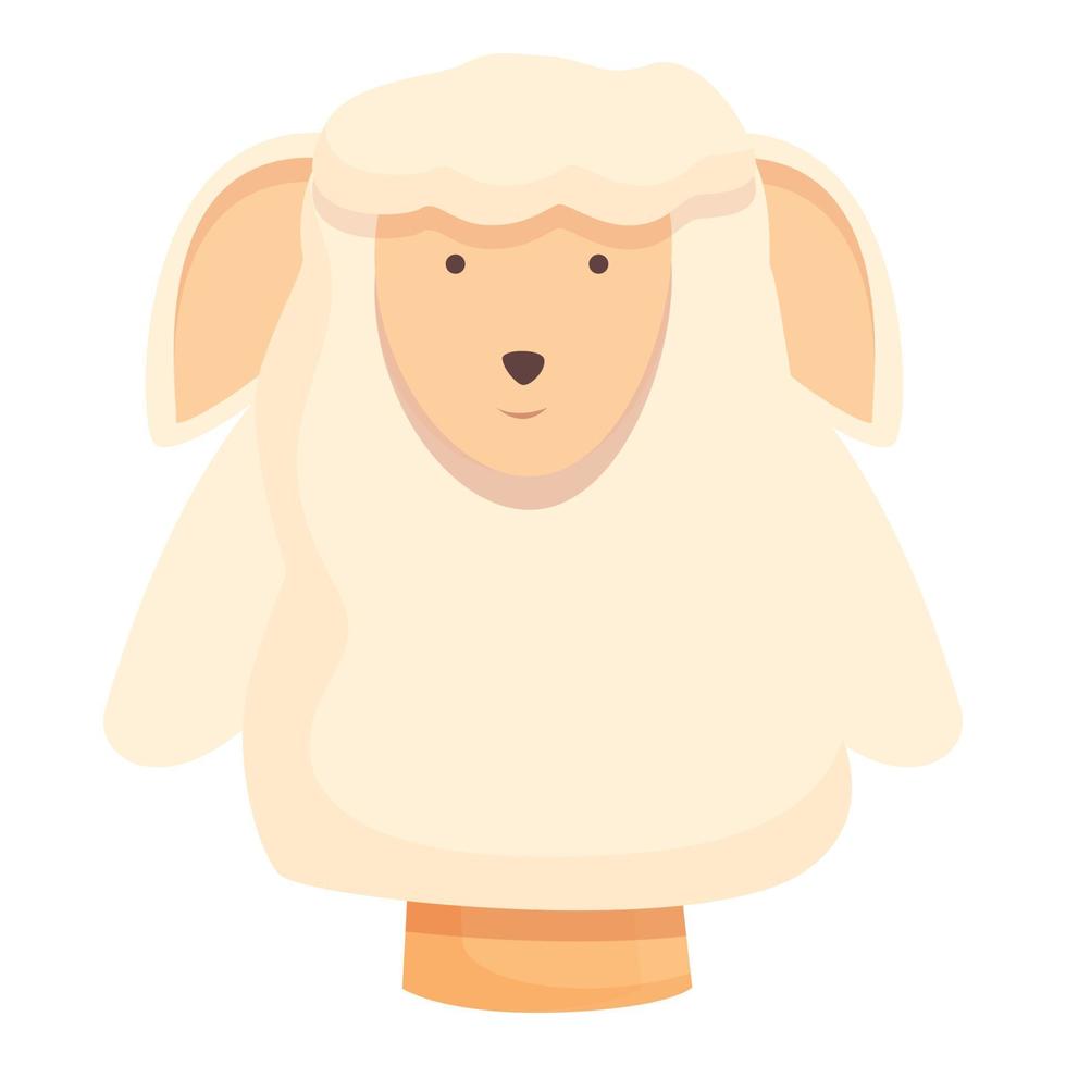 Sheep doll icon cartoon vector. Show stage vector