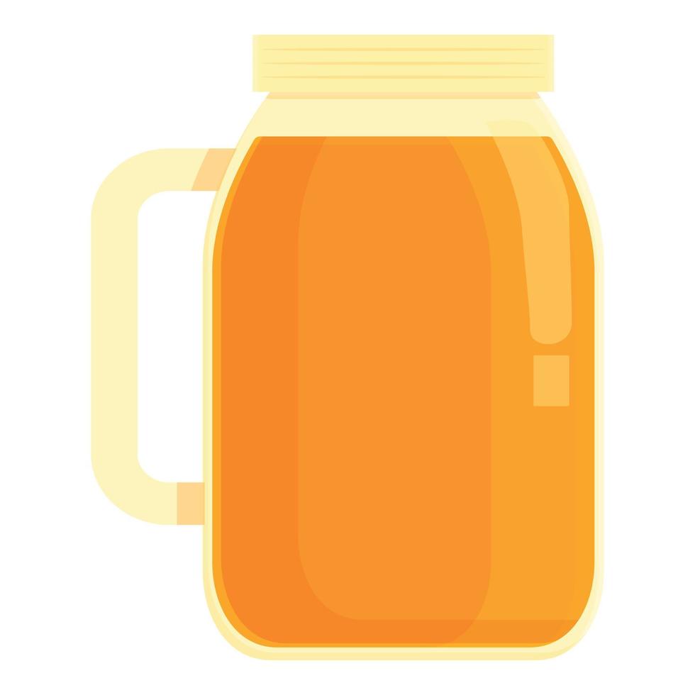 Diet element icon cartoon vector. Carrot juice vector