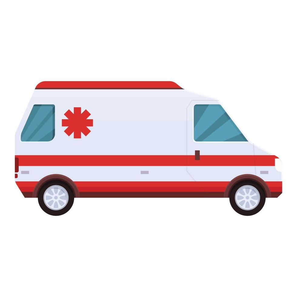 Traffic ambulance icon cartoon vector. Car emergency vector