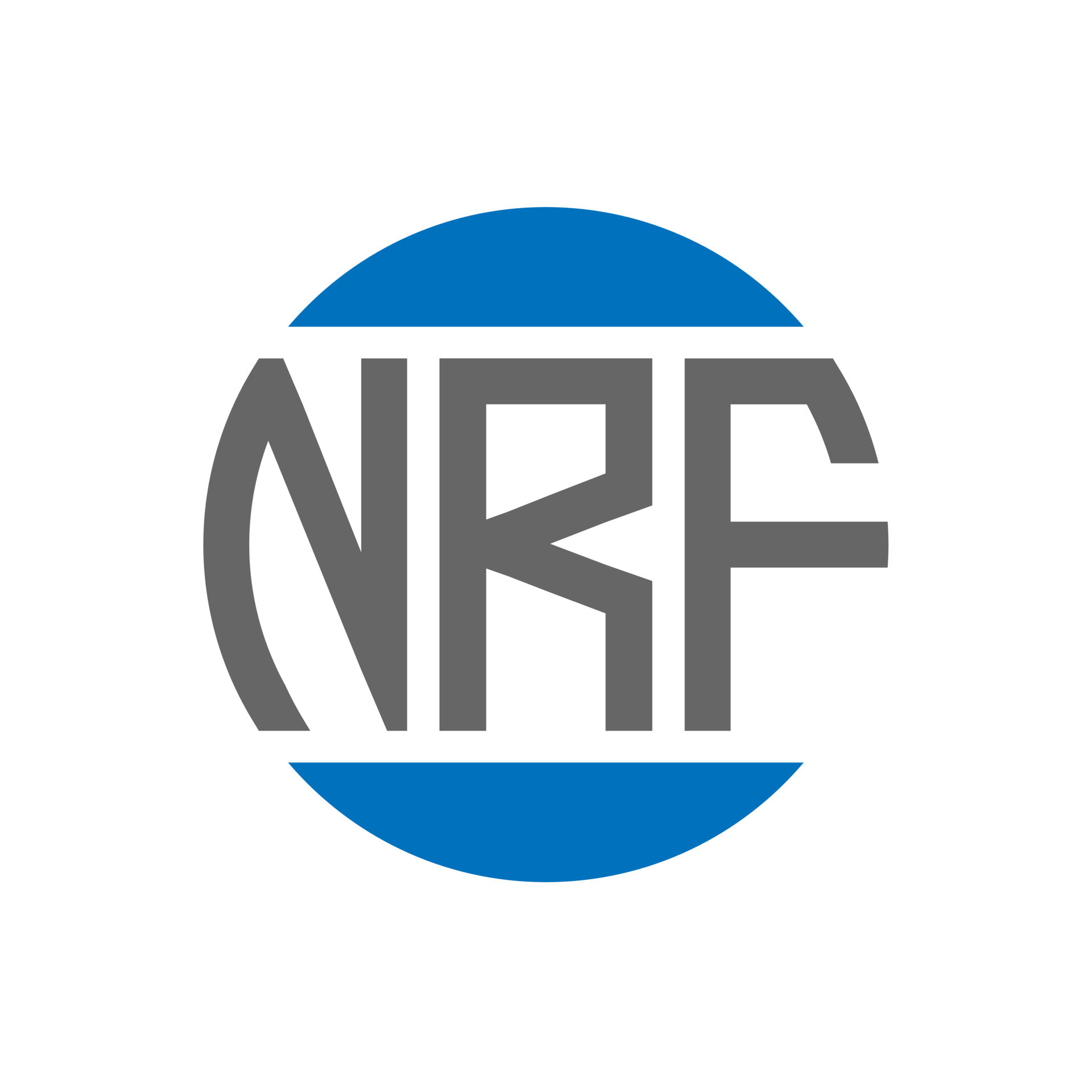 NRF Letter Logo Design On White Background NRF Creative Initials nrf-letter-logo-design-on-white-background-nrf-creative-initials