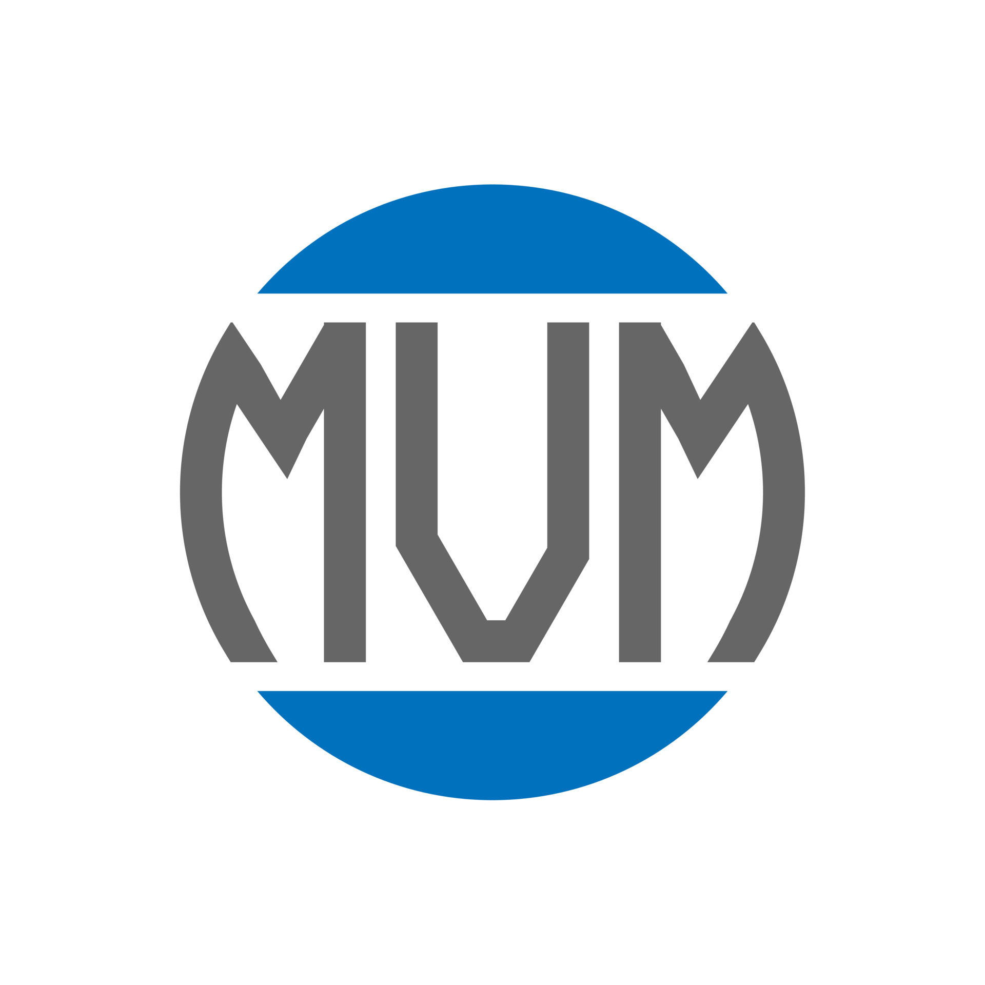 MVM letter logo design on white background. MVM creative initials circle logo concept. MVM