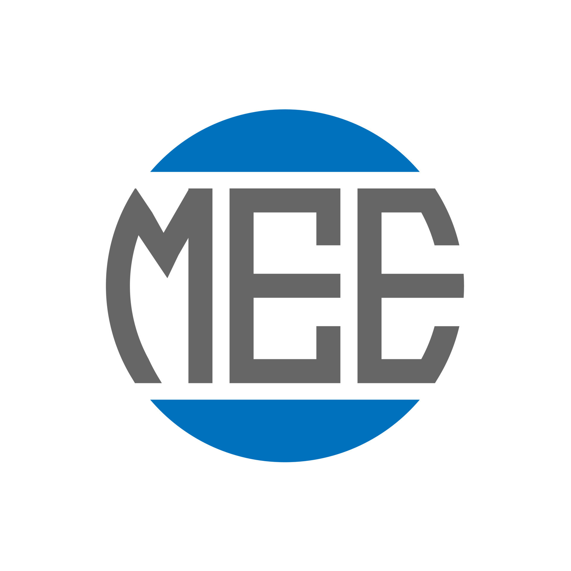 MEE letter logo design on white background. MEE creative initials