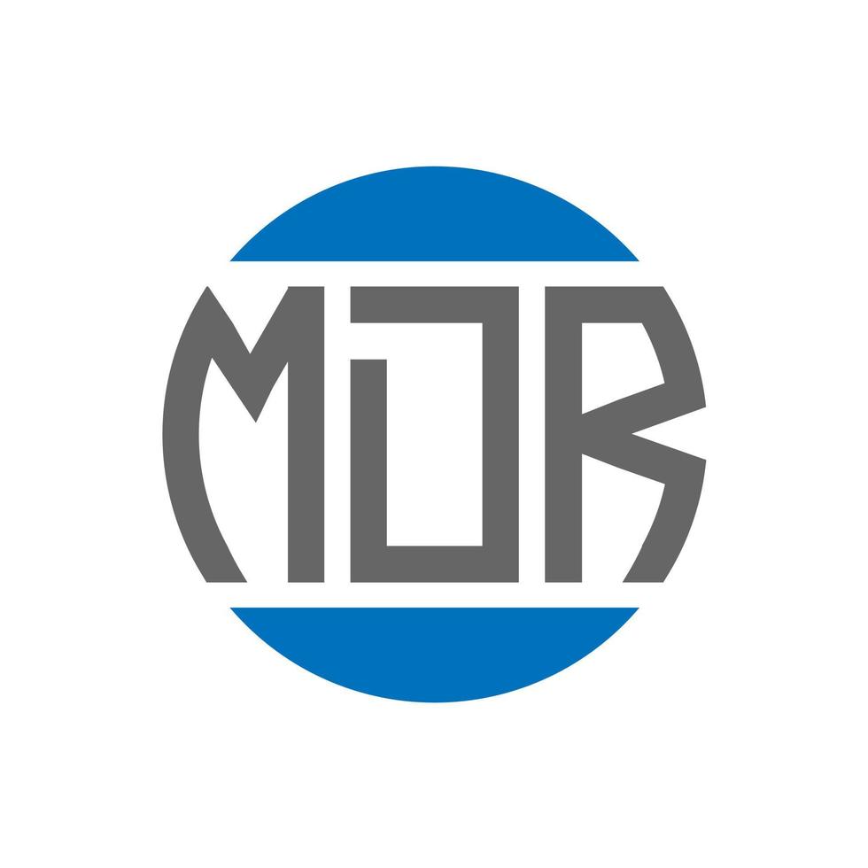 MDR letter logo design on white background. MDR creative initials circle logo concept. MDR letter design. vector