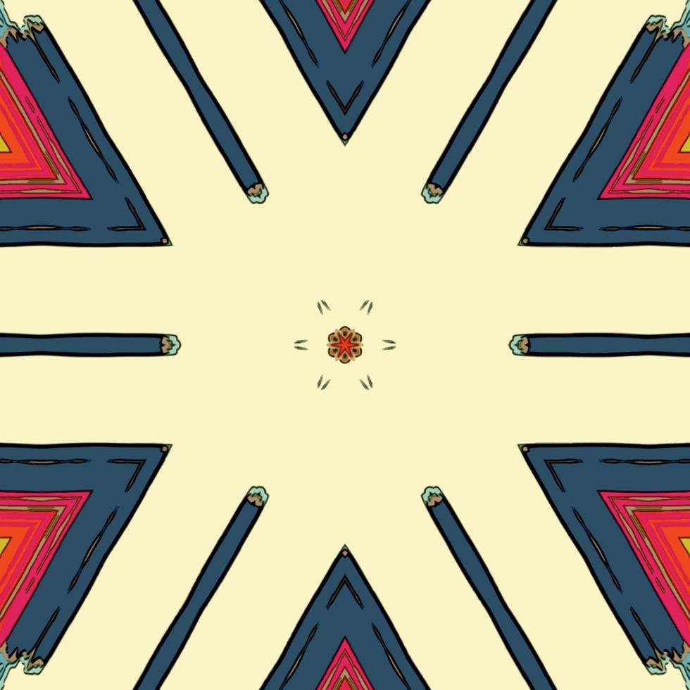 Abstract kaleidoscope background. Beautiful kaleidoscope seamless pattern. Multicolor mosaic texture. Seamless kaleidoscope texture. Unique kaleidoscope design vector