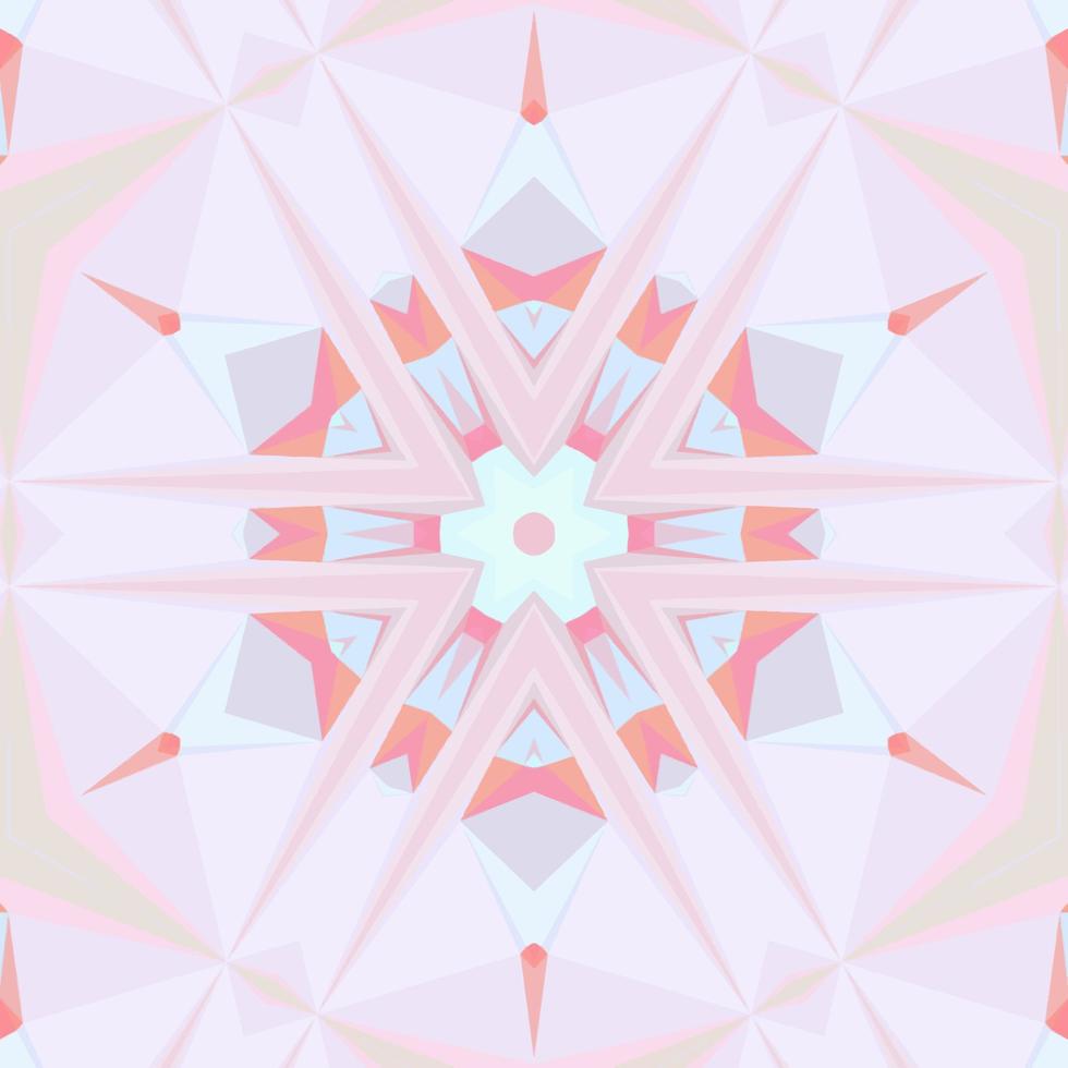 Abstract kaleidoscope background. Beautiful kaleidoscope seamless pattern. Multicolor mosaic texture. Seamless kaleidoscope texture. Unique kaleidoscope design vector