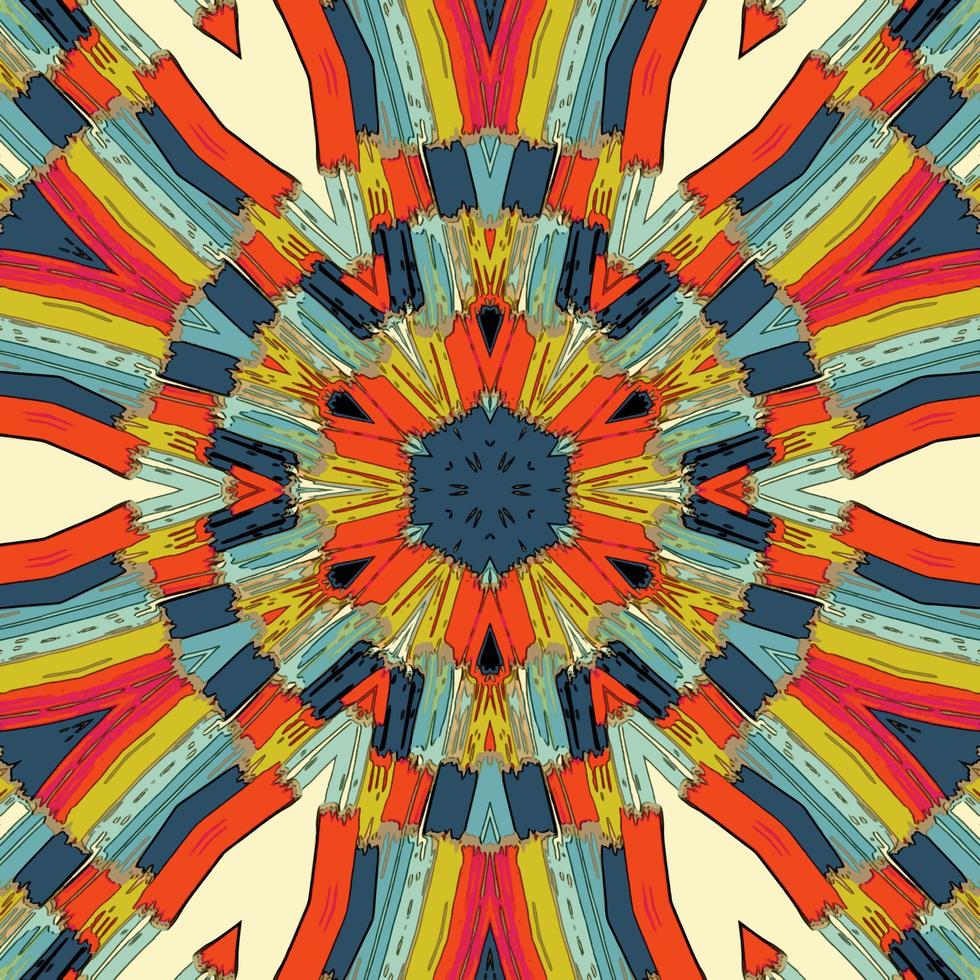 Abstract kaleidoscope background. Beautiful kaleidoscope seamless pattern. Multicolor mosaic texture. Seamless kaleidoscope texture. Unique kaleidoscope design vector