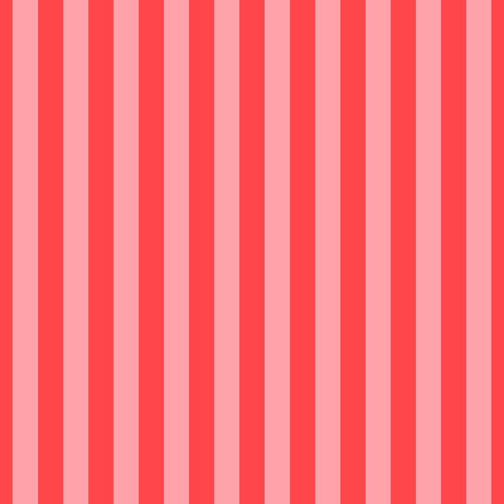 Pink vertical stripes on the red background. Seamless vector pattern