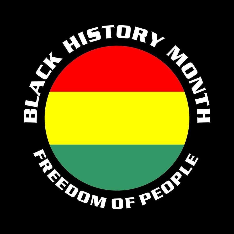 ILLUSTRATION VECTOR OF BLACK HISTORY MONTH