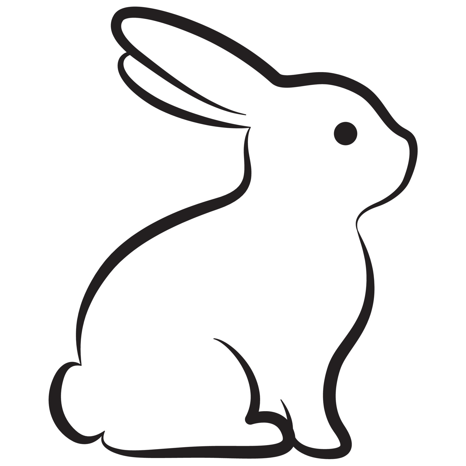 Cute Rabbit Drawing. 16231465 Vector Art at Vecteezy