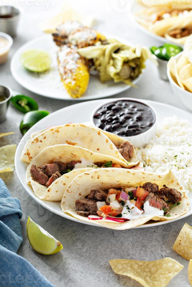 Mexican street food variety 16231548 Stock Photo at Vecteezy