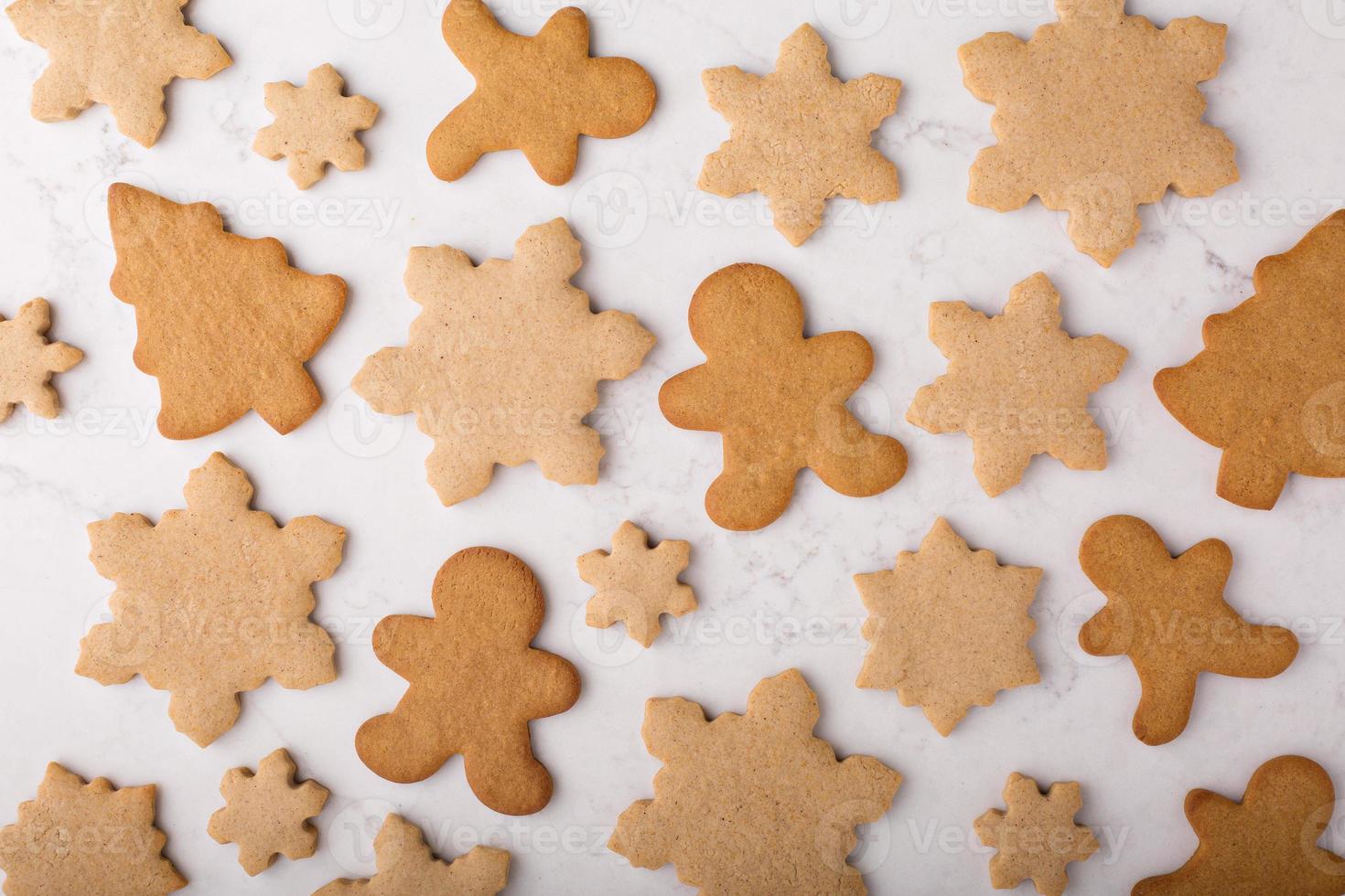 Gingerbread and sugar cookies for Christmas photo