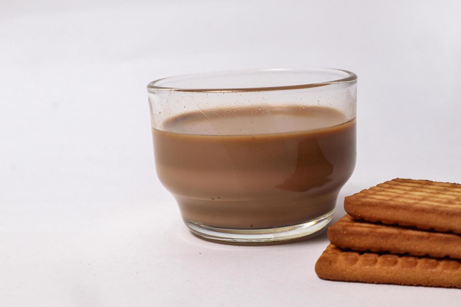 Wheat biscuits in the white plate, Atta biscuit, cookies - close up of a fresh breakfast cookies. photo