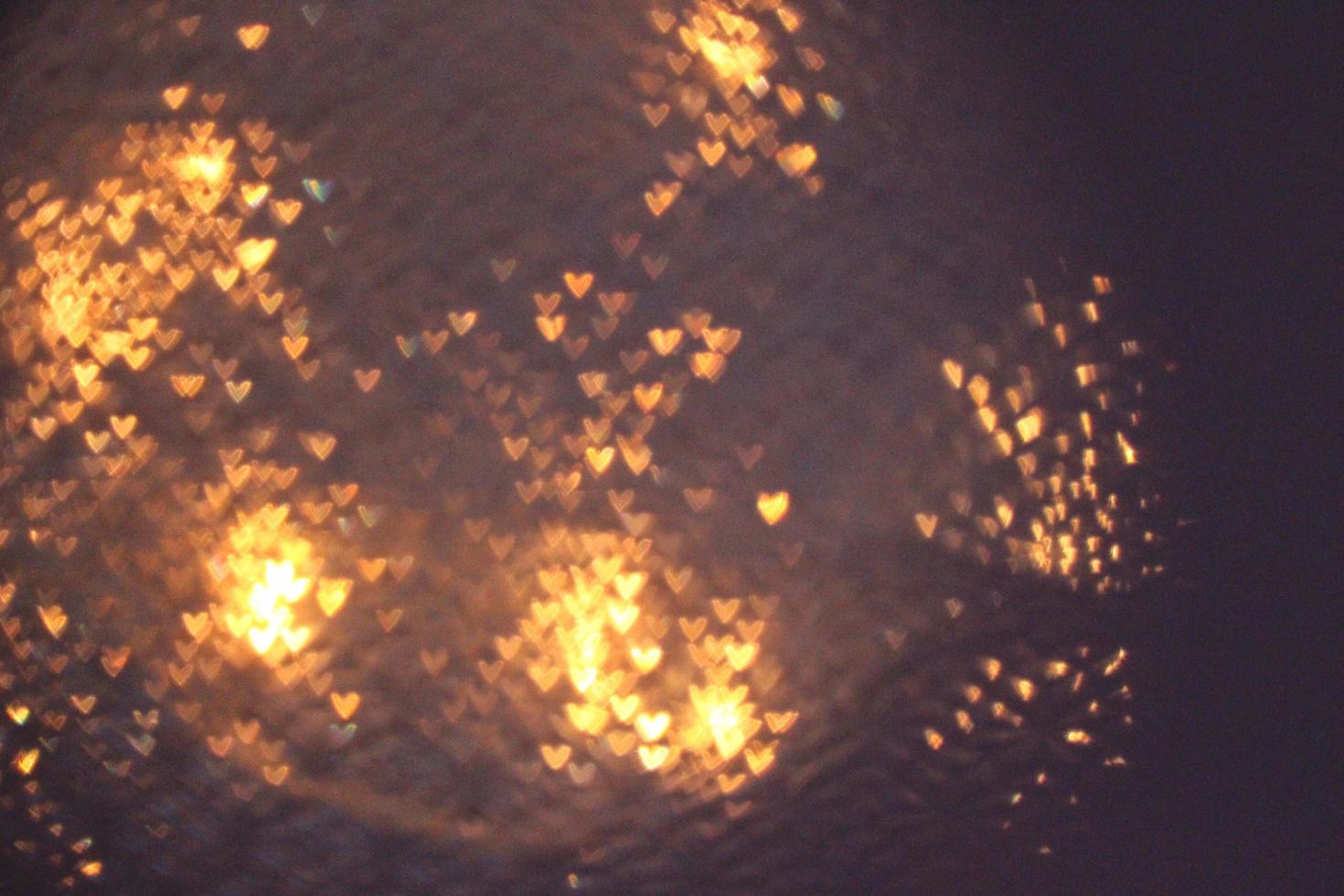 Heart Shaped Bokeh Lights In Karachi Pakistan 2022 photo