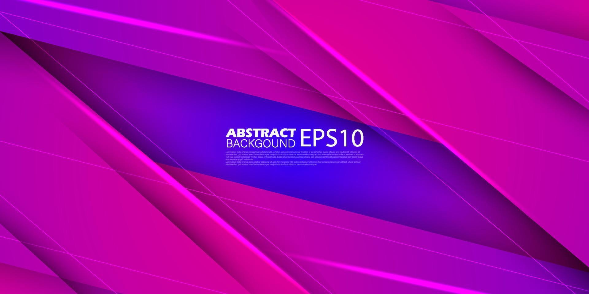 abstract dark purple background with lights and lines combinations.Simple 3d abstract modern background.Eps10 vector