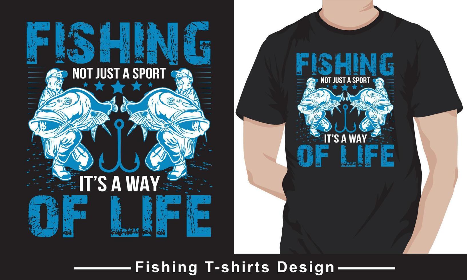 diseño divertido de las camisetas de la pesca de los hombres del regalo de la camiseta de la pesca, vector