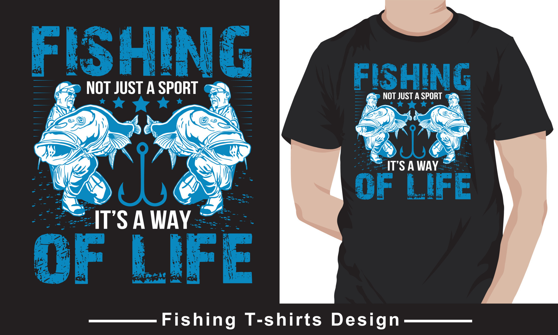 Fishing T-Shirt Gift Men's Funny Fishing t shirts design, 16241604 Vector  Art at Vecteezy