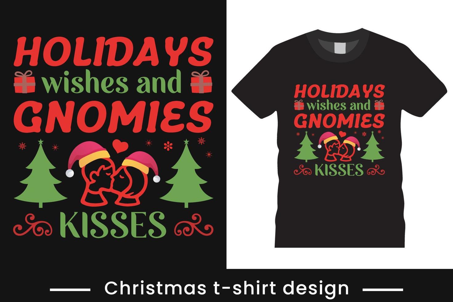 Christmas T-shirt Design Pro Vector