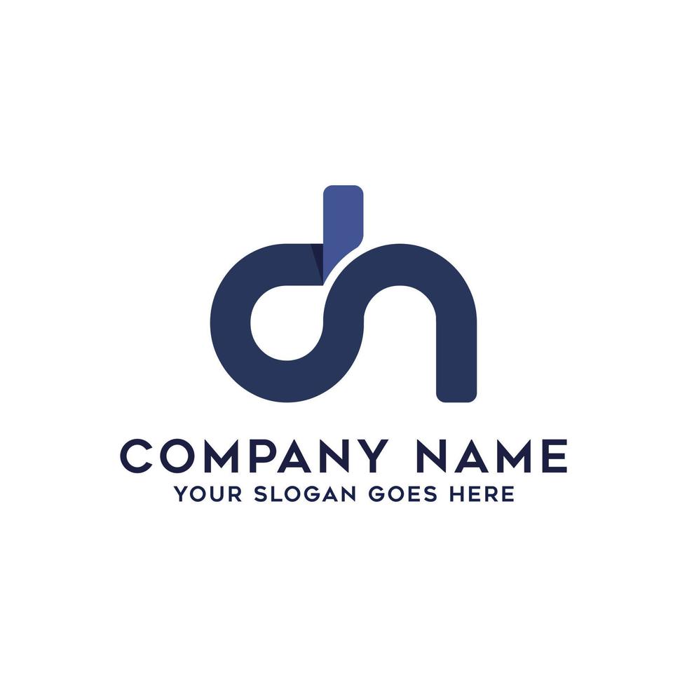 DH logo designs,D and H initial name logo inspirations, vector