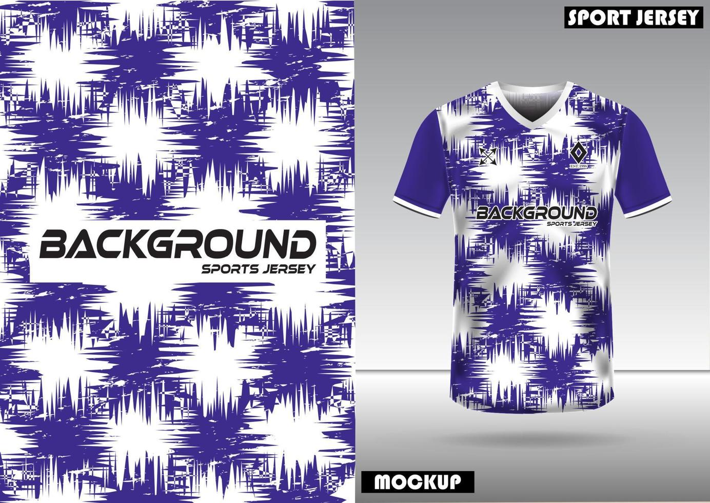 Background mockup, sports shirt, football, running, playing games vector