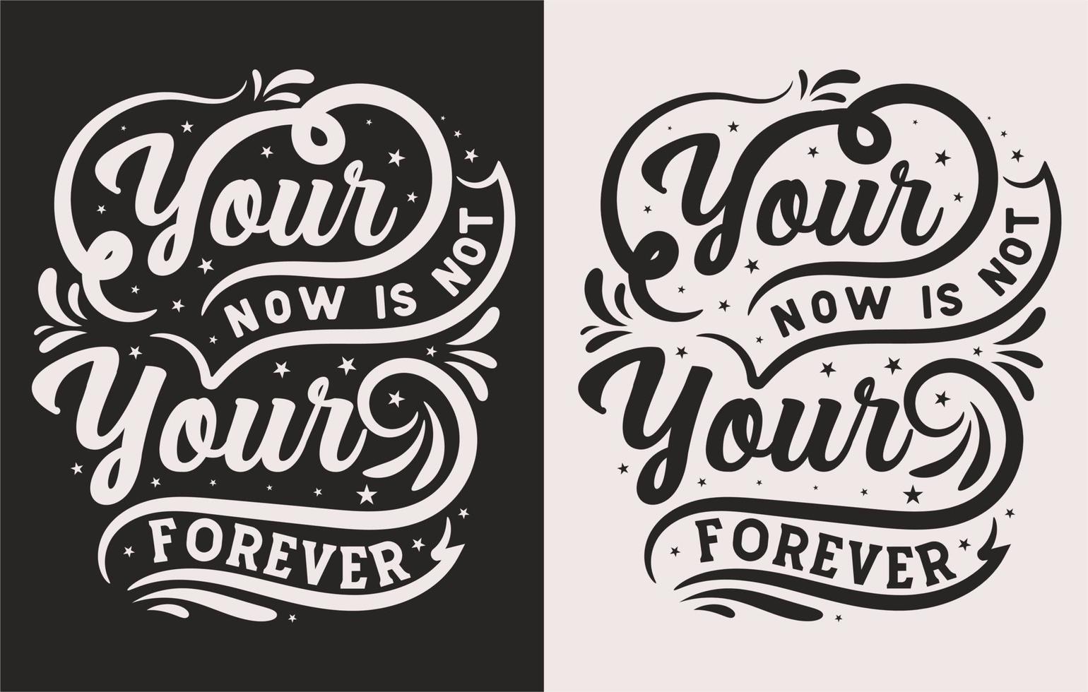 Typography motivational t shirt design vector for print on demand