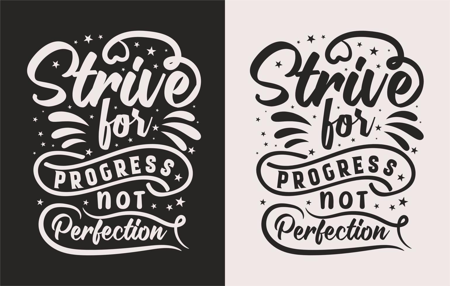 Typography motivational t shirt design vector for print on demand