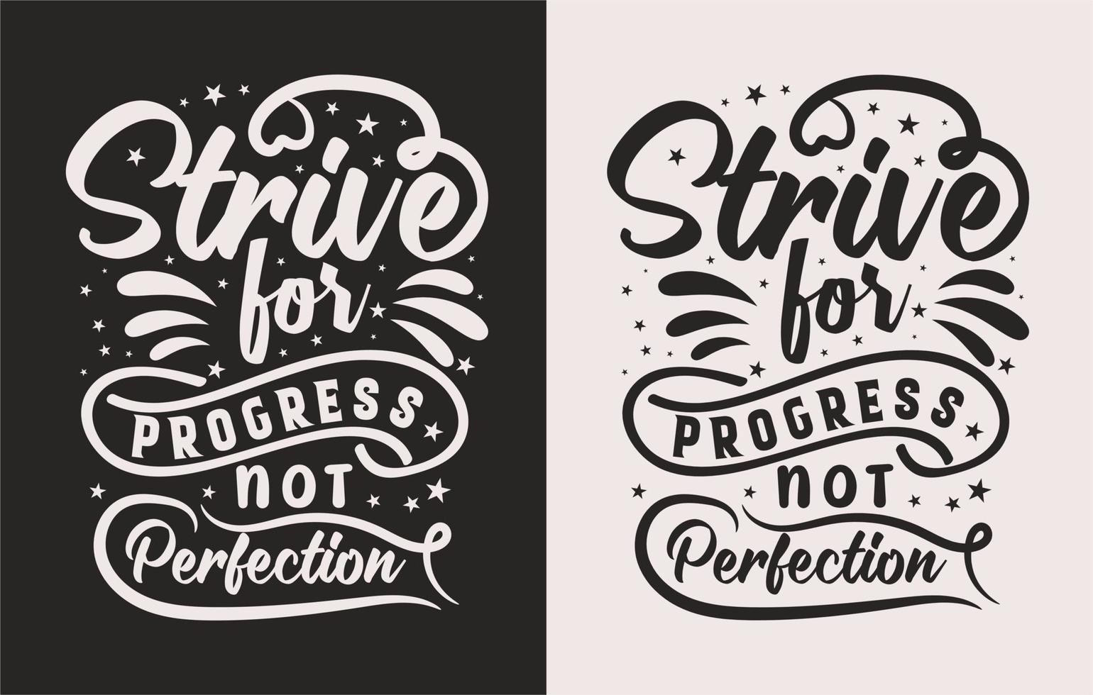 vector de diseño de camiseta motivacional de tipografía para imprimir bajo demanda