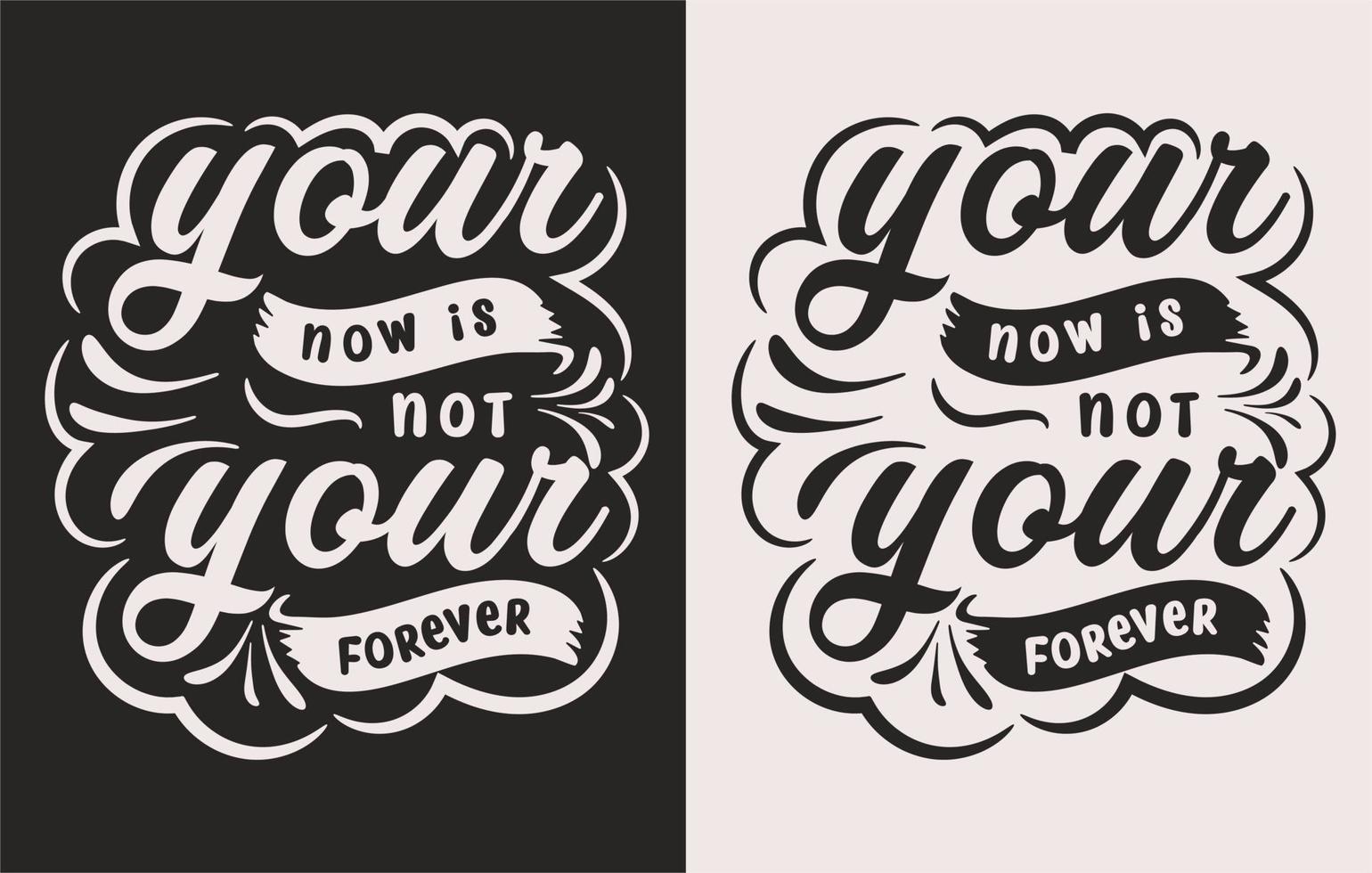 Typography motivational t shirt design vector for print on demand