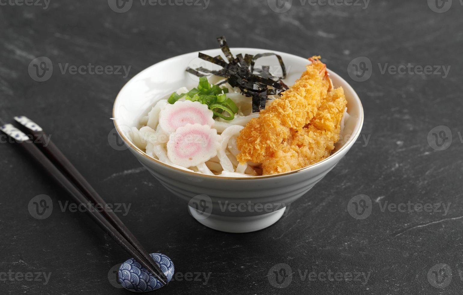 Japanese Tempura Udon Prawn photo