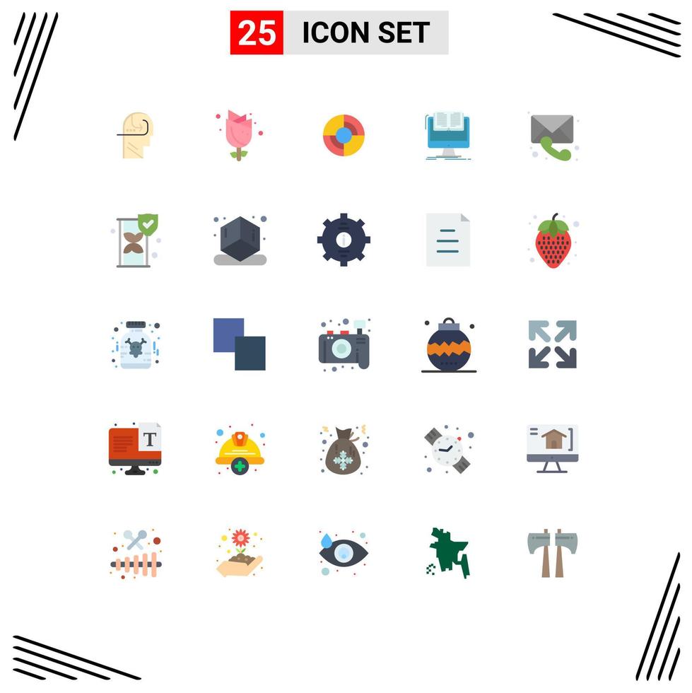 Set of 25 Modern UI Icons Symbols Signs for medical cv define computer document Editable Vector Design Elements