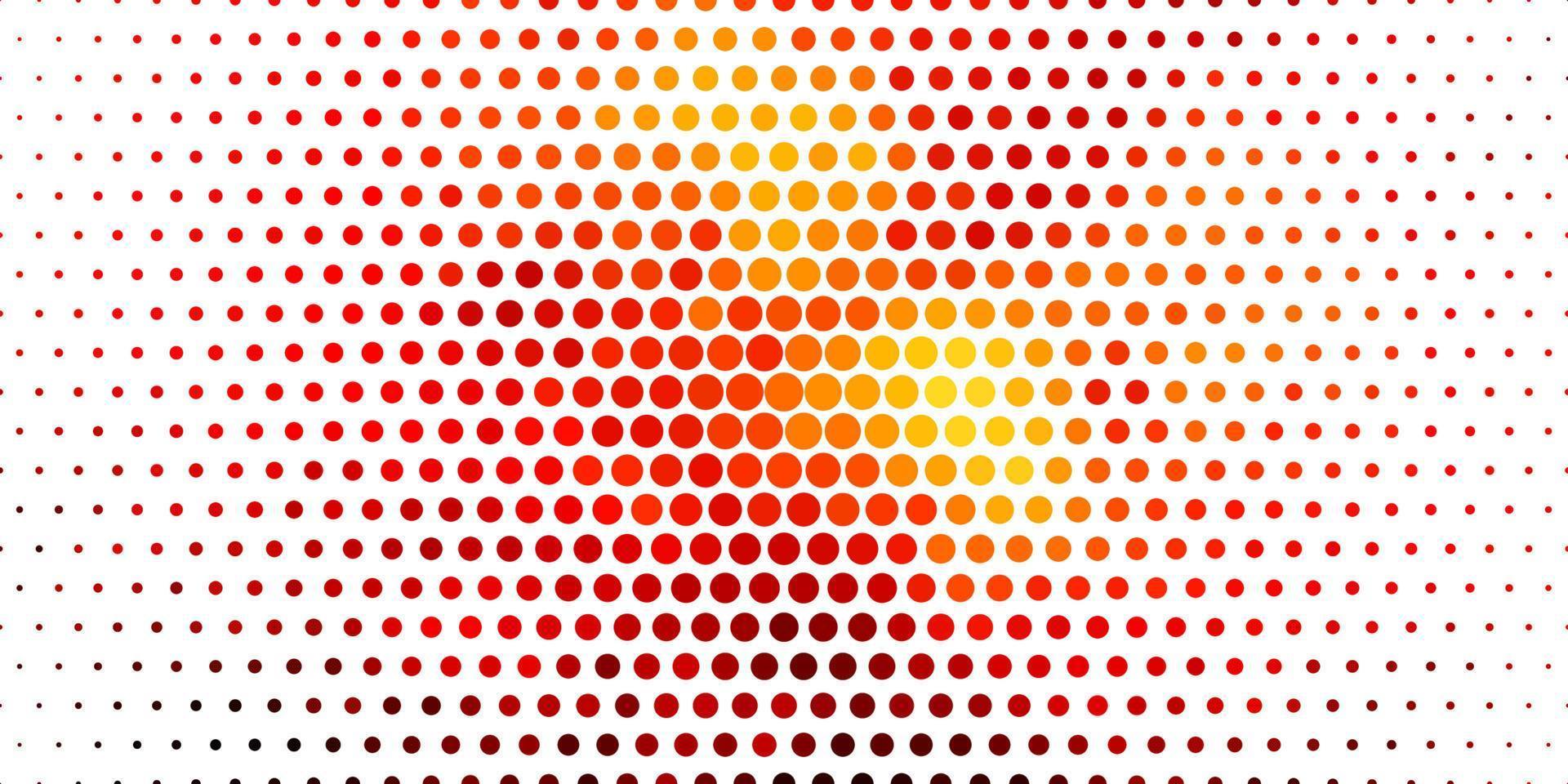 Light Orange vector backdrop with circles.