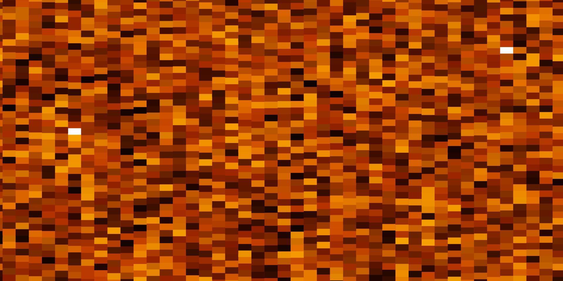 Dark Orange vector backdrop with rectangles.