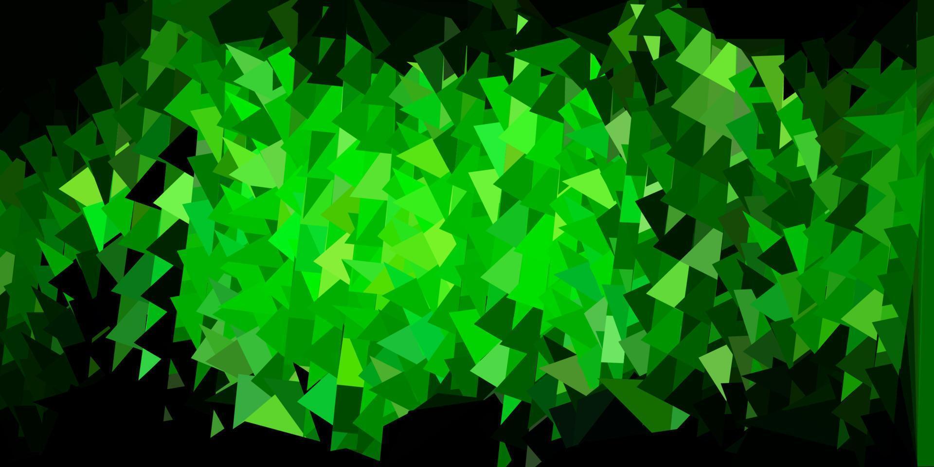 Dark green vector poly triangle layout. 16246072 Vector Art at Vecteezy