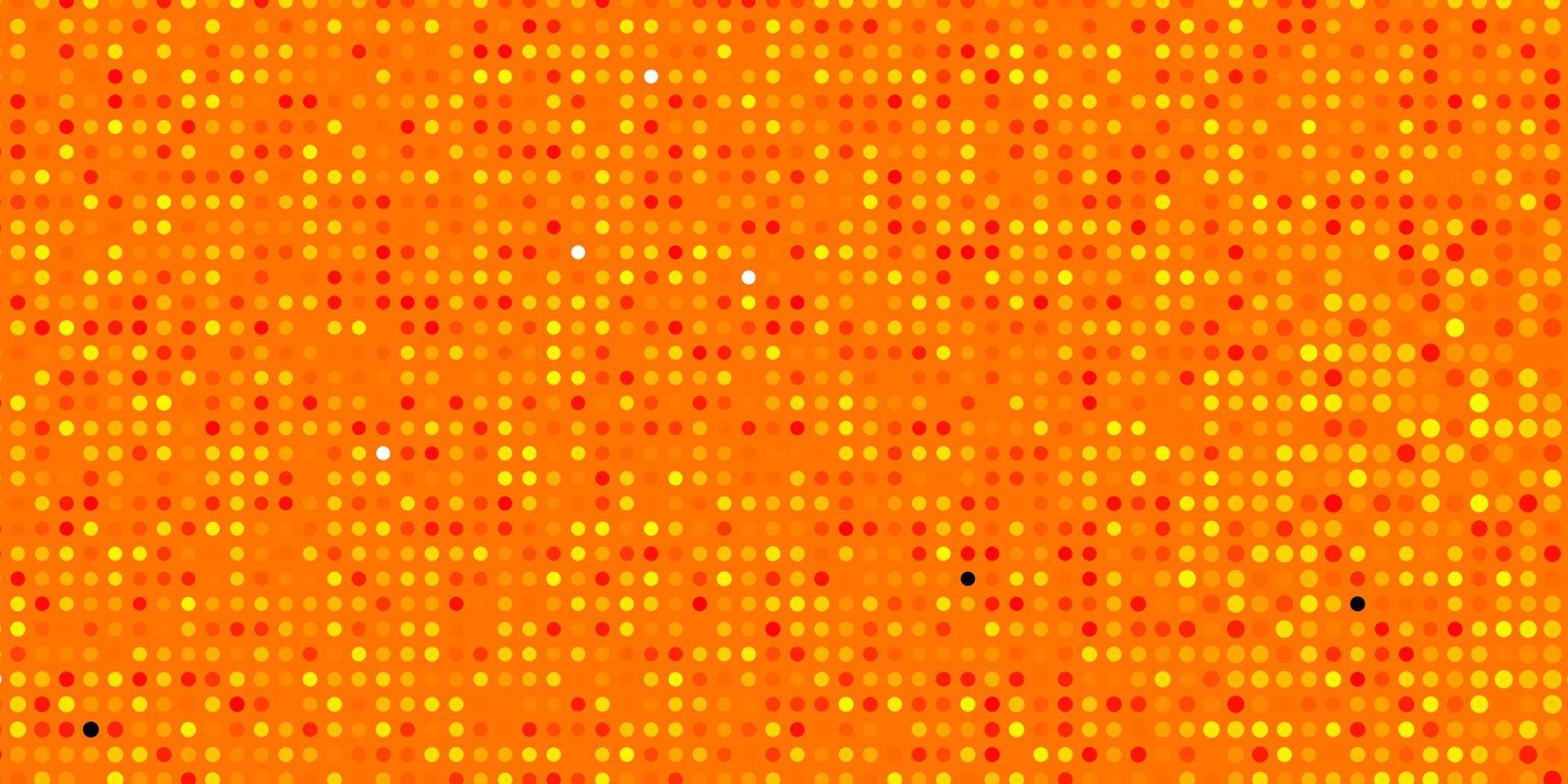 Light Orange vector backdrop with circles.