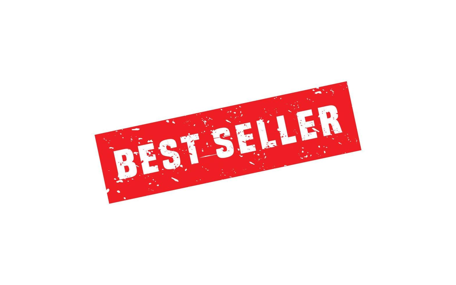 BEST SELLER rubber stamp with grunge style on white background vector