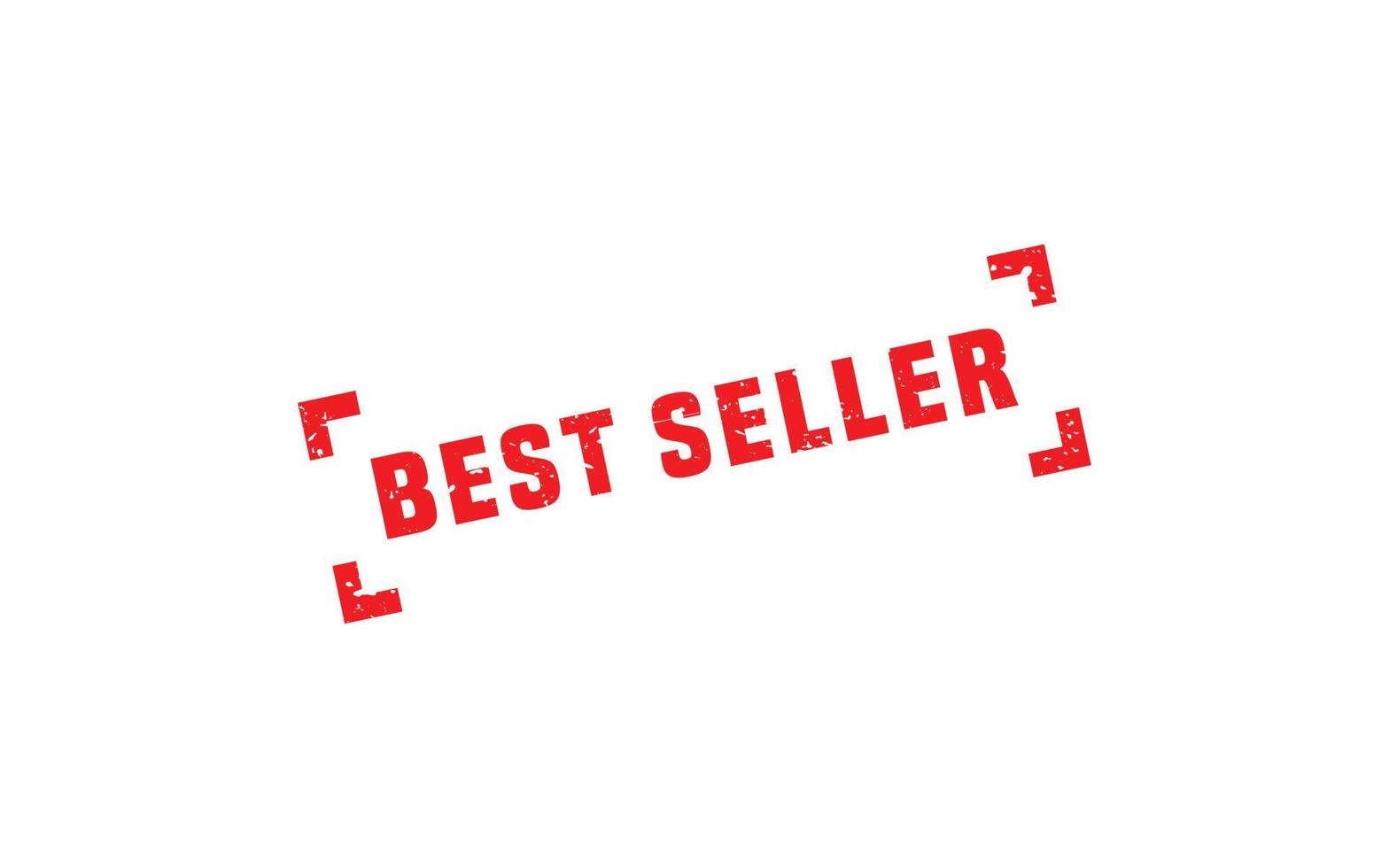BEST SELLER rubber stamp with grunge style on white background vector