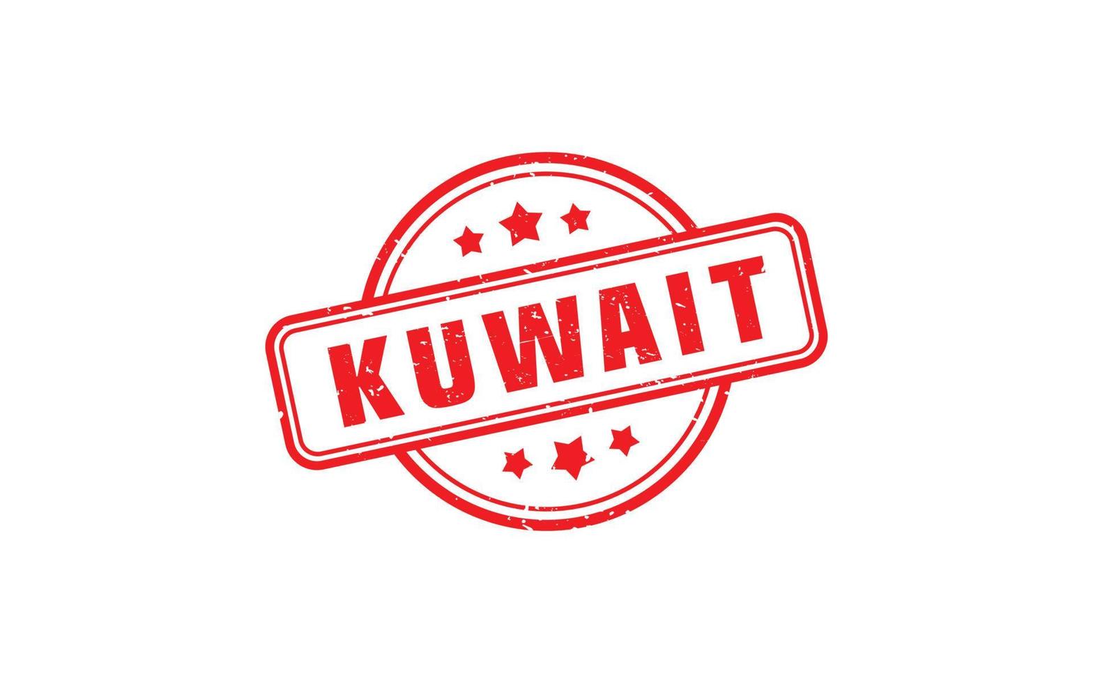 goma de sello de kuwait con estilo grunge sobre fondo blanco vector