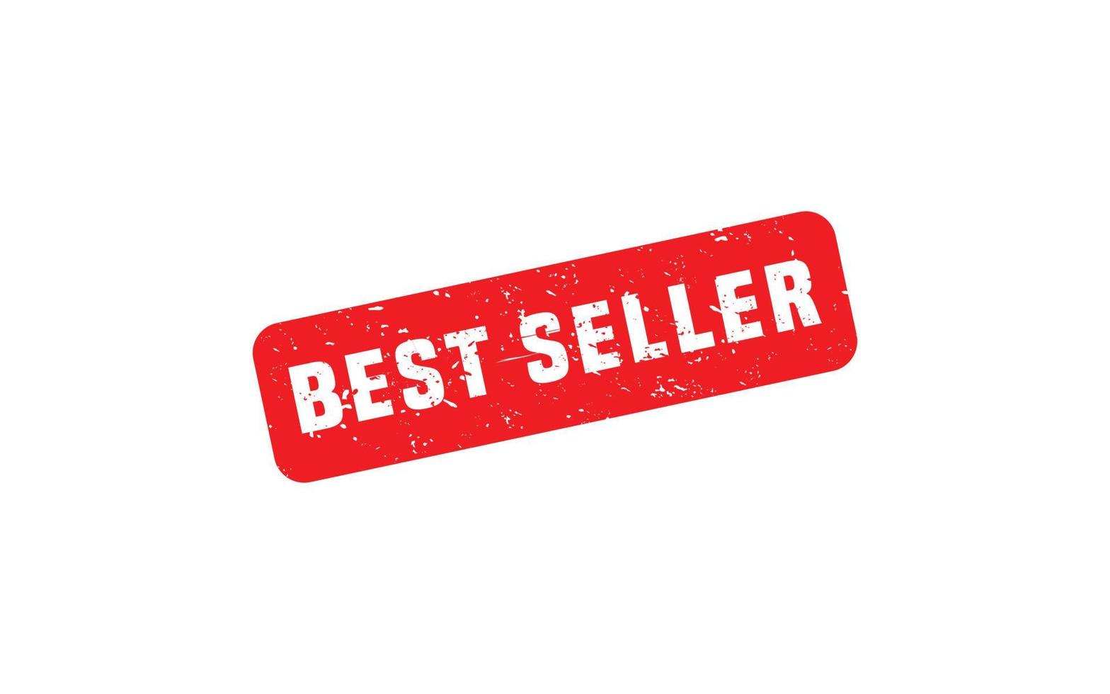 BEST SELLER rubber stamp with grunge style on white background vector