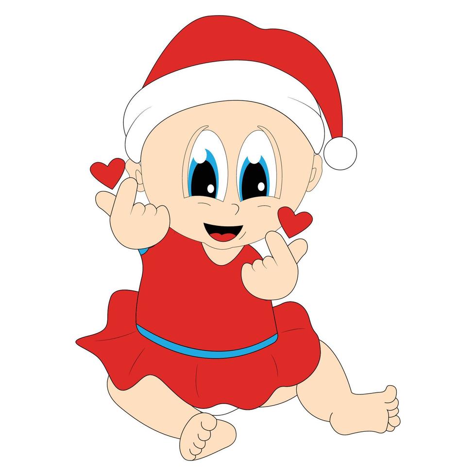 cute baby girl cartoon graphic 16247226 Vector Art at Vecteezy