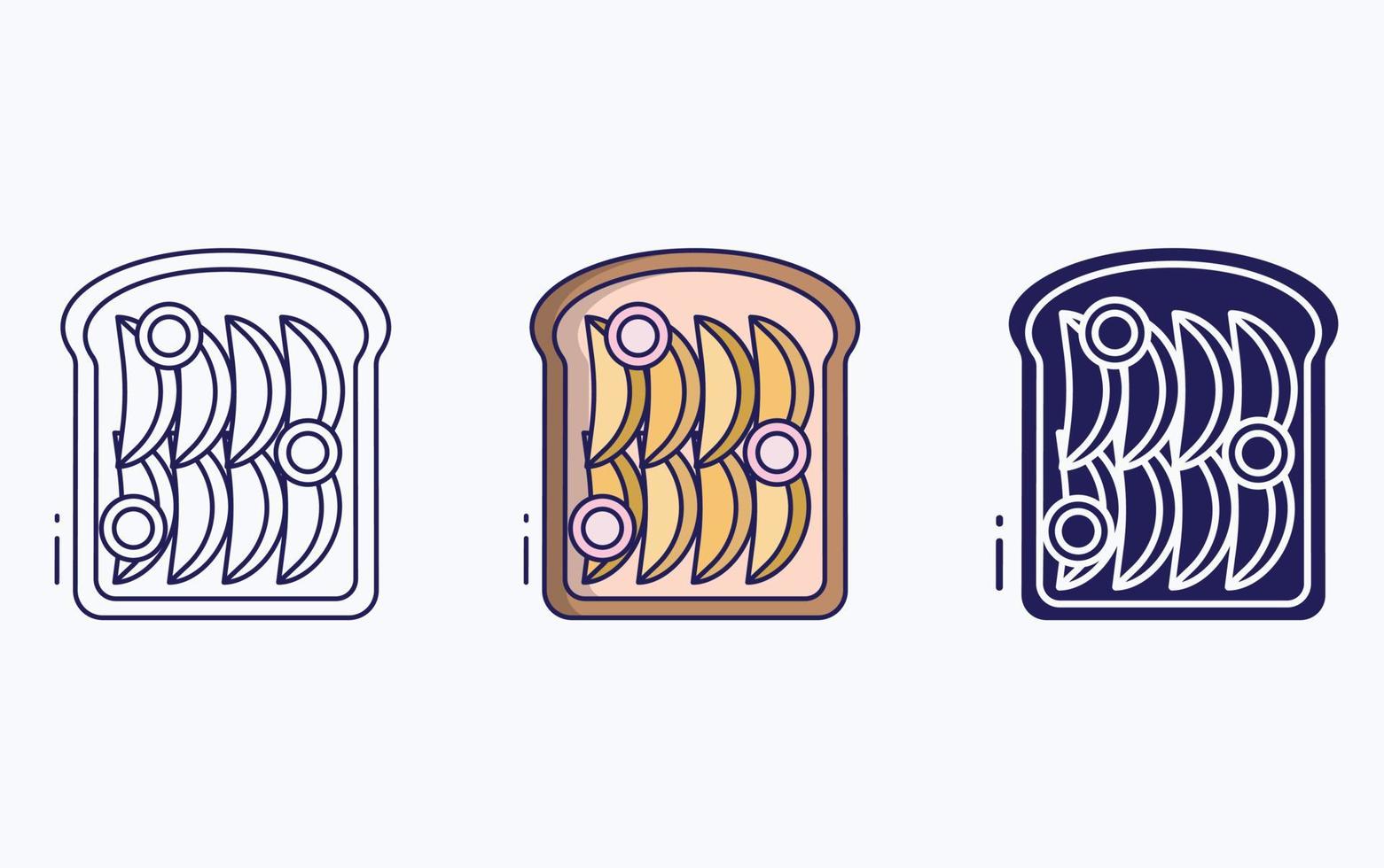 toast illustration icon vector