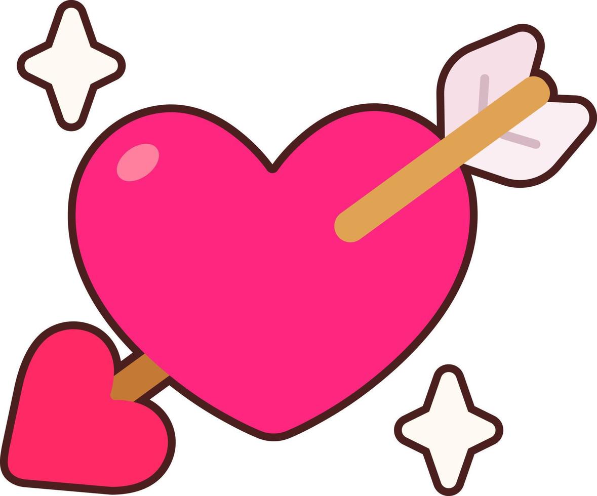 Heart With Arrow vector