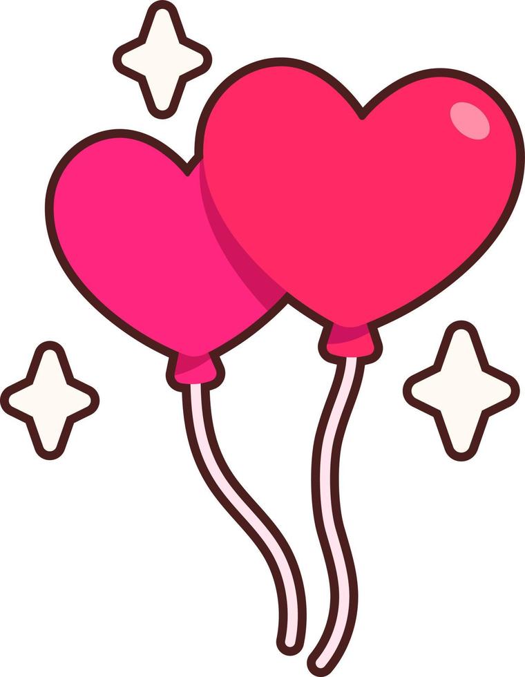 Heart Balloon Two vector