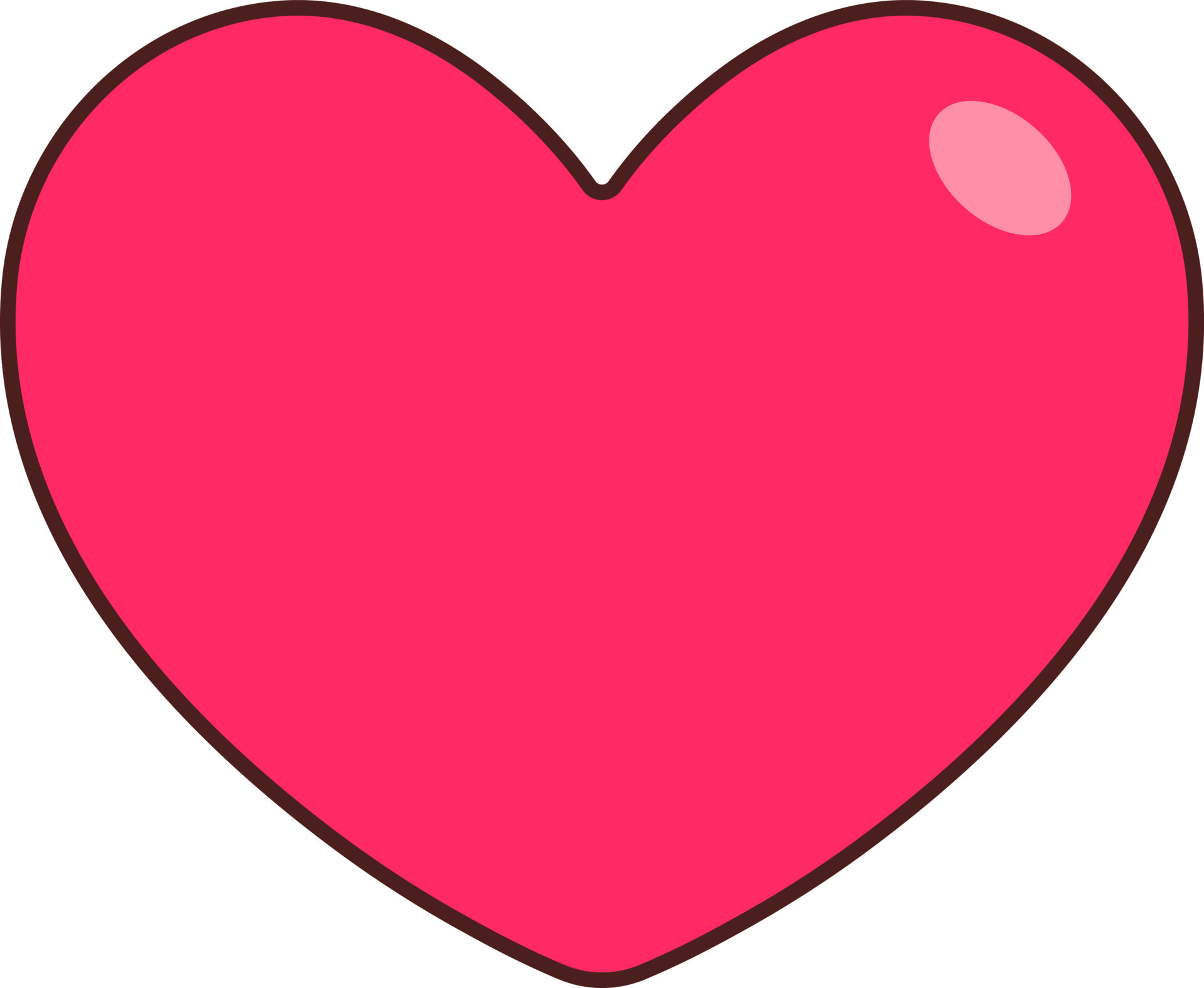 Hot pink Heart 16248814 Vector Art at Vecteezy