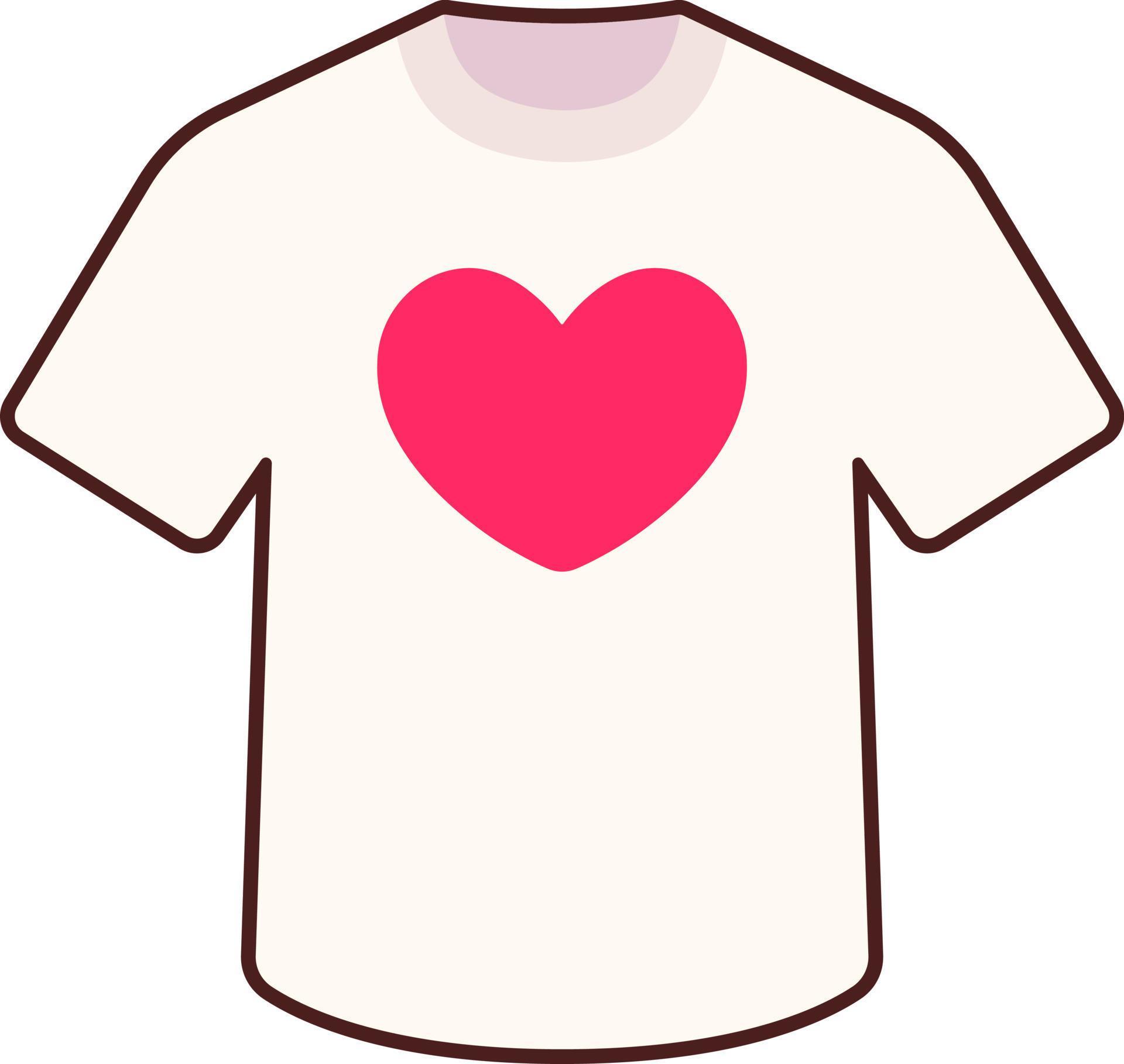 Shirt logo heart 16248881 Vector Art at Vecteezy