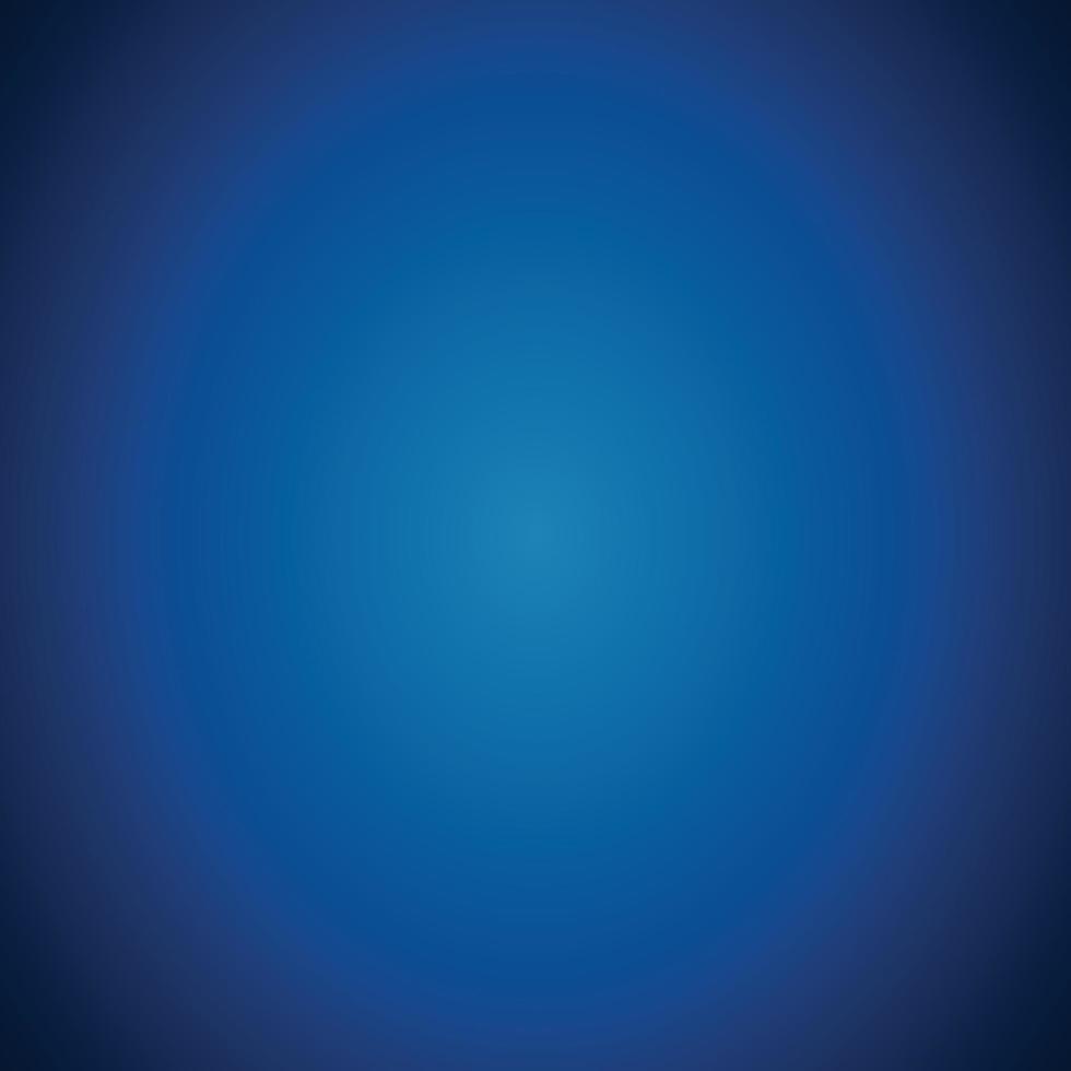 Gradient dark blue background. Elegant texture, smooth color, black light blue backdrop. Vector illustration. EPS 10.